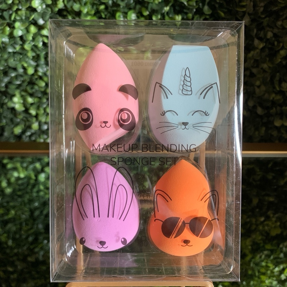 M2U NYC Makeup Blending Sponge Set | NEW | Beauty Blender 4 Pack Box Set